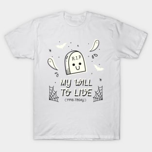 RIP My Will To Live - 1998 T-Shirt